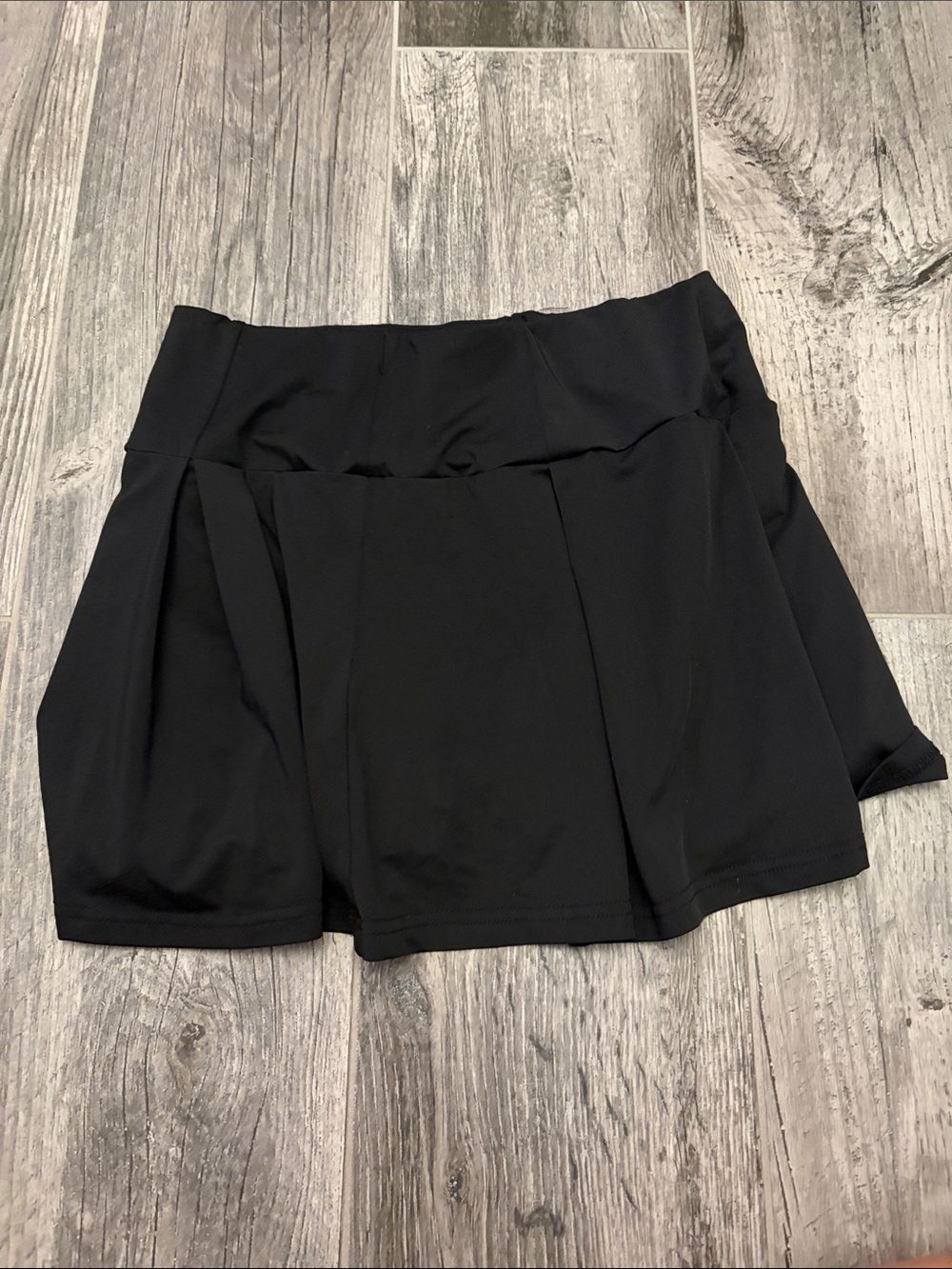 Black Active Skort Shorts - Women's Athletic Skirt-Shorts